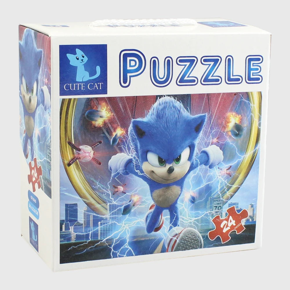 Cute Cat  Sonic Puzzle / CR-2045 / 24 Pieces