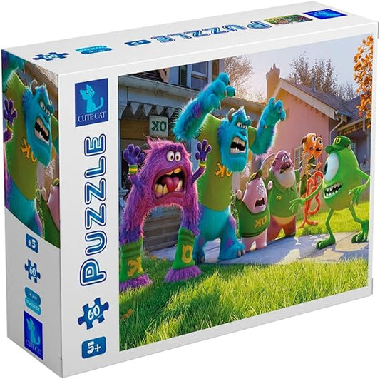 Cute Cat  Monsters  Puzzle / CR-2049 / 60 Pieces