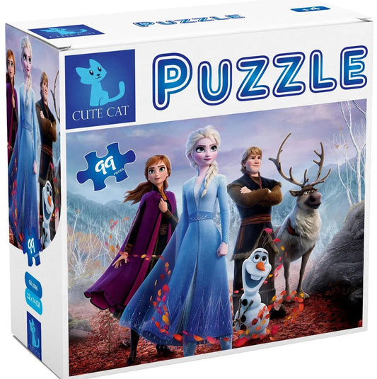 Cute Cat  Frozen Puzzle / CR-2066 / 99 Pieces