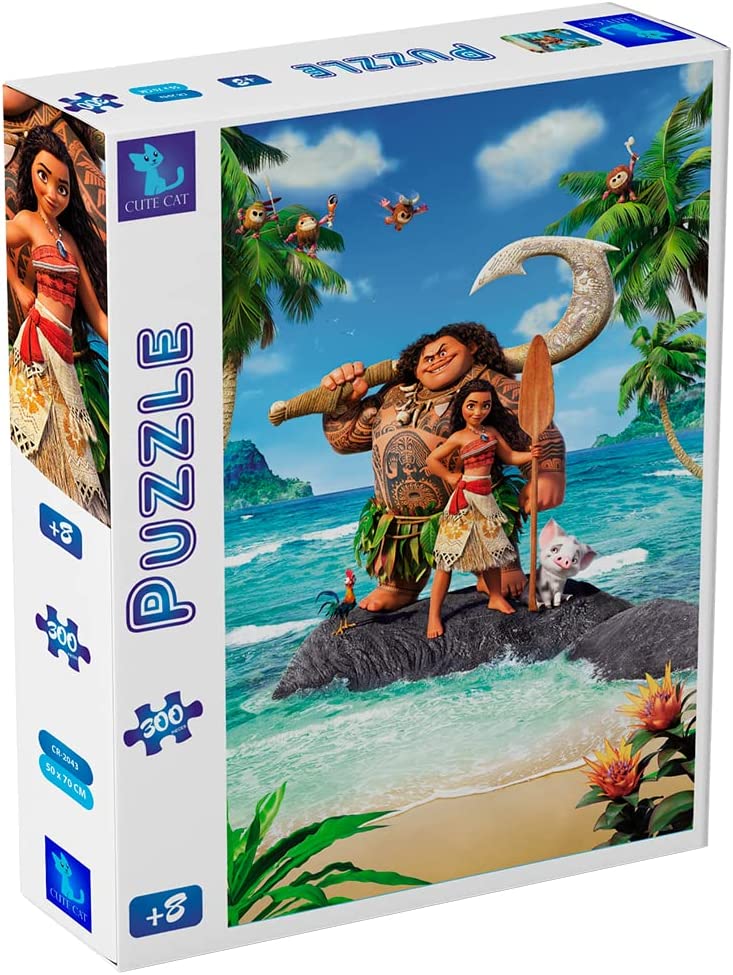 Cute Cat  Moana  Puzzle / CR-2043 / 300 Pieces