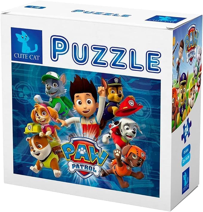 Cute Cat  Paw Patrol  2 in 1  Puzzle / CR-2033 / 20 Pieces & 24 Pieces